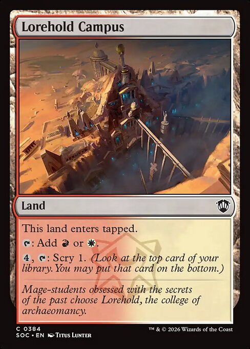SOC, Lorehold Campus, Standard, 384, C, Near Mint, Normal, EN
