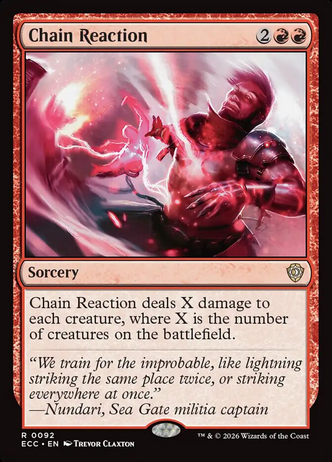 ECC, Chain Reaction, Standard, 92, R, Near Mint, Normal, EN