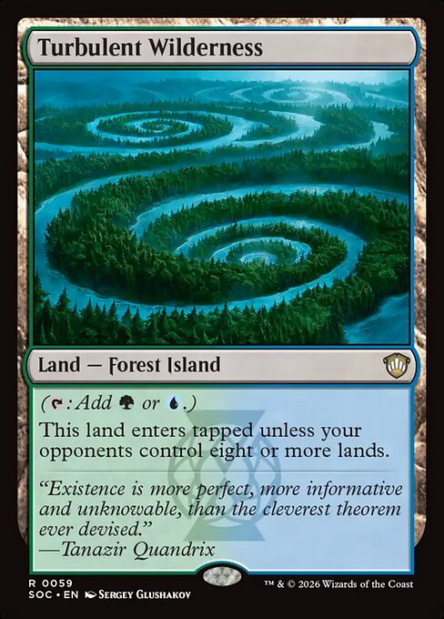 SOC, Turbulent Wilderness, Standard, 59, R, Near Mint, Normal, EN