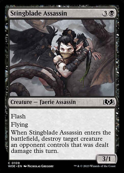 WOE, Stingblade Assassin, Standard, 109, C, Near Mint, Normal, EN