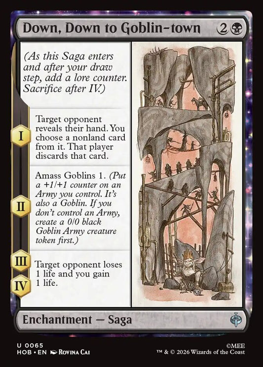 HOB, Down, Down to Goblin-town, Standard, 65, U, Near Mint, Normal, EN