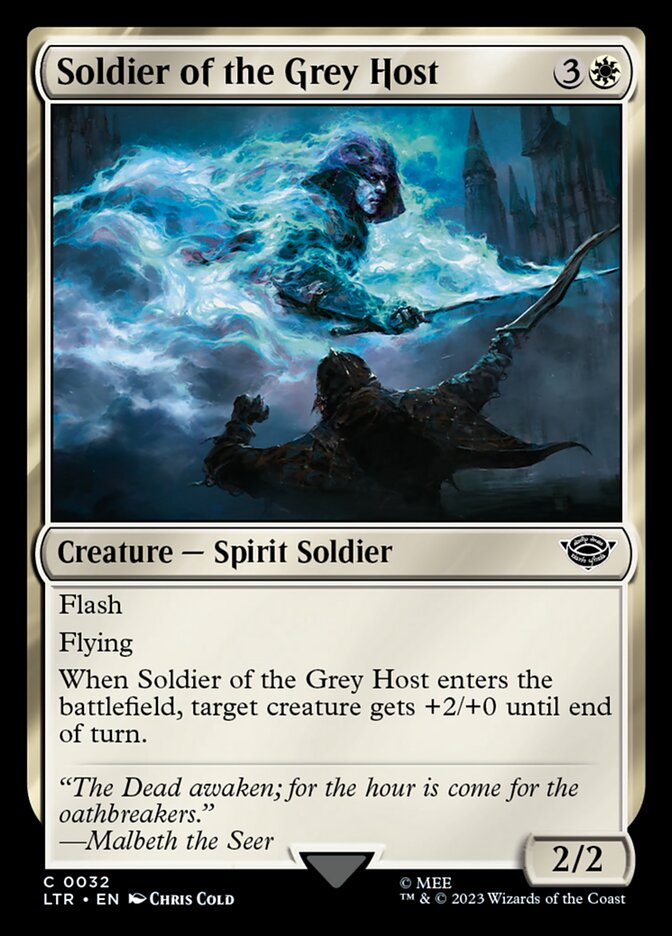 LTR, Soldier of the Grey Host, Standard, 32, C, Near Mint, Normal, EN