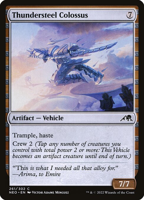 NEO, Thundersteel Colossus, Standard, 261, C, Near Mint, Normal, EN