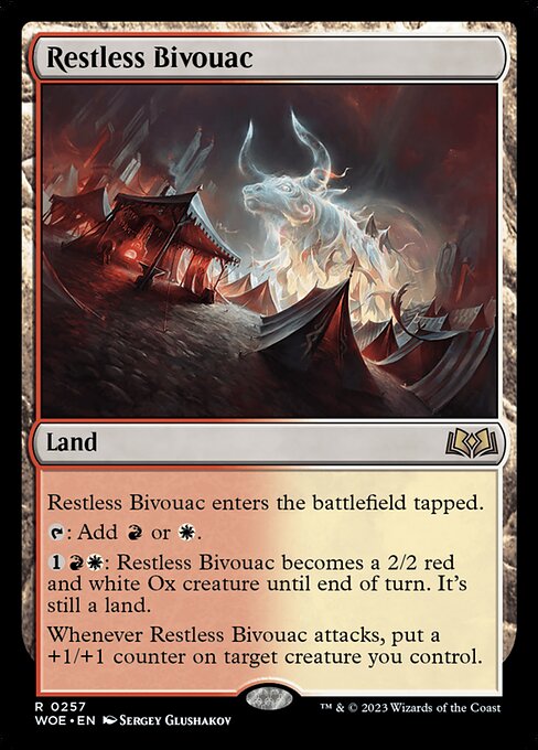 WOE, Restless Bivouac, Standard, 257, R, Near Mint, (Foil), EN