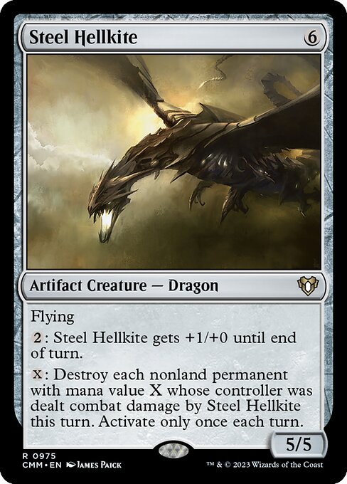CMM, Steel Hellkite, Standard, 975, R, Near Mint, Normal, EN