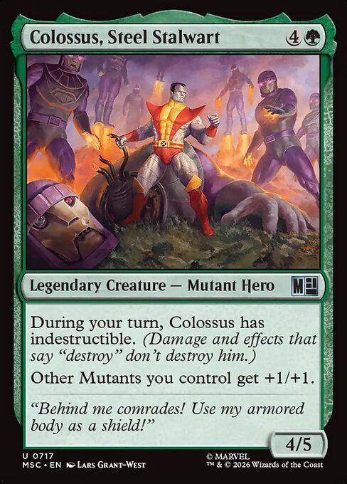 MSC, Colossus, Steel Stalwart, Standard, 717, U, Near Mint, Normal, EN