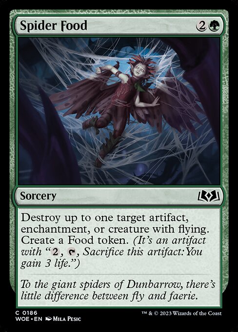 WOE, Spider Food, Standard, 186, C, Near Mint, Normal, EN