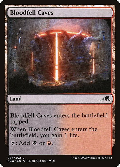 NEO, Bloodfell Caves, Standard, 264, C, Near Mint, Normal, EN