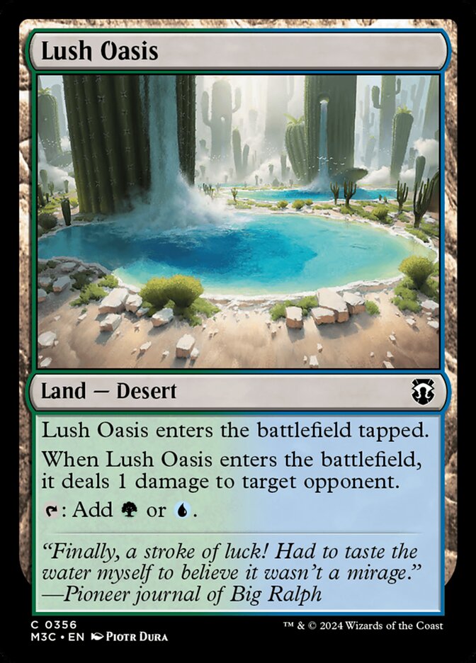M3C, Lush Oasis, Standard, 356, C, Near Mint, Normal, EN