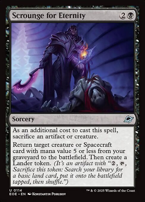 EOE, Scrounge for Eternity, Standard, 114, U, Near Mint, Normal, EN