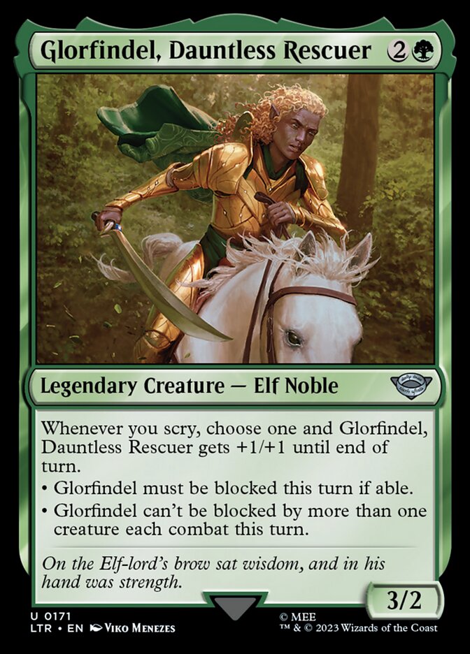 LTR, Glorfindel, Dauntless Rescuer, Standard, 171, U, Near Mint, Normal, EN
