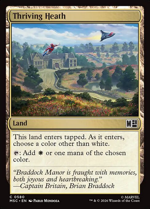 MSC, Thriving Heath, Standard, 580, C, Near Mint, Normal, EN