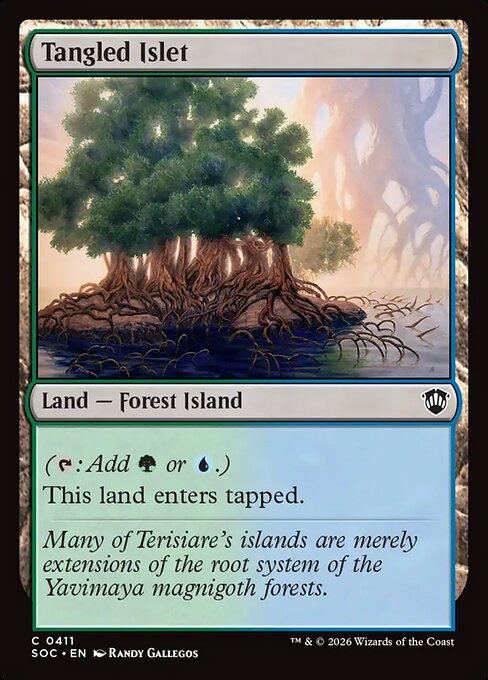 SOC, Tangled Islet, Standard, 411, C, Near Mint, Normal, EN