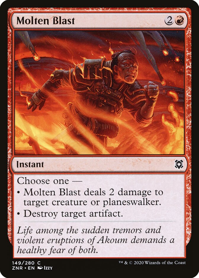ZNR, Molten Blast, Standard, 149, C, Near Mint, Normal, EN