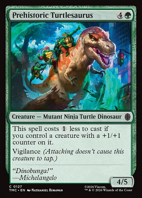 TMC, Prehistoric Turtlesaurus, Standard, 127, C, Near Mint, (Normal), EN