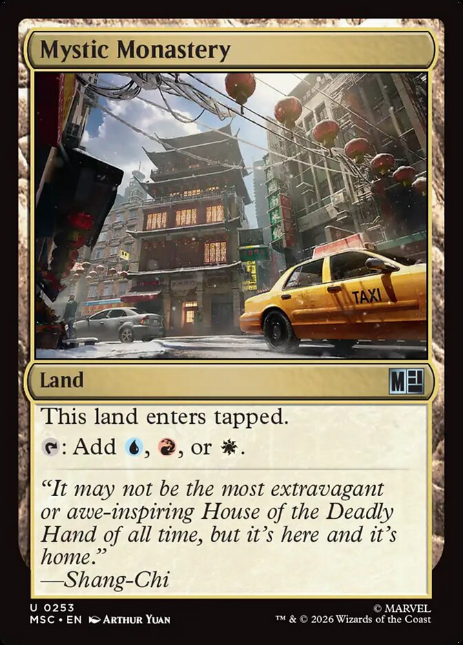 MSC, Mystic Monastery, Standard, 253, U, Near Mint, (Surge Foil), EN