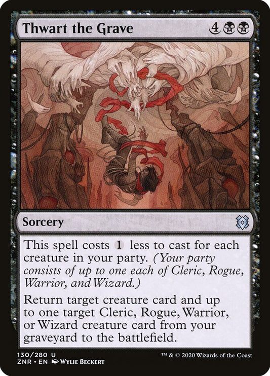 ZNR, Thwart the Grave, Standard, 130, U, Near Mint, (Foil), EN