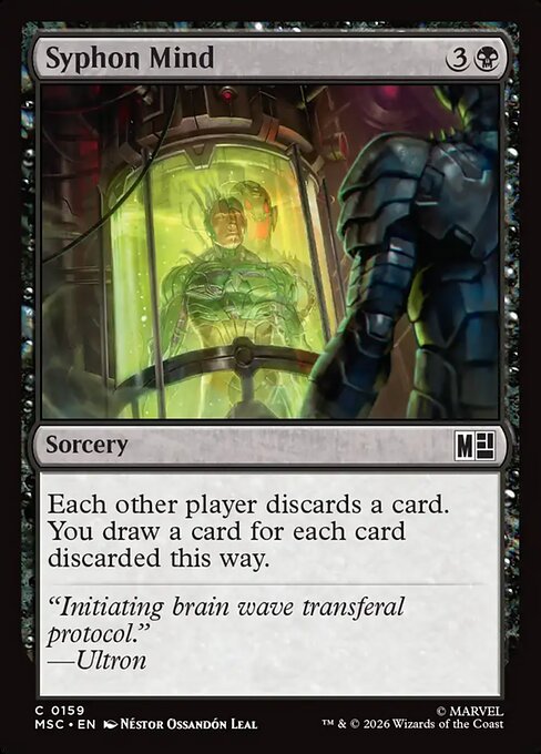 MSC, Syphon Mind, Standard, 159, C, Near Mint, (Surge Foil), EN