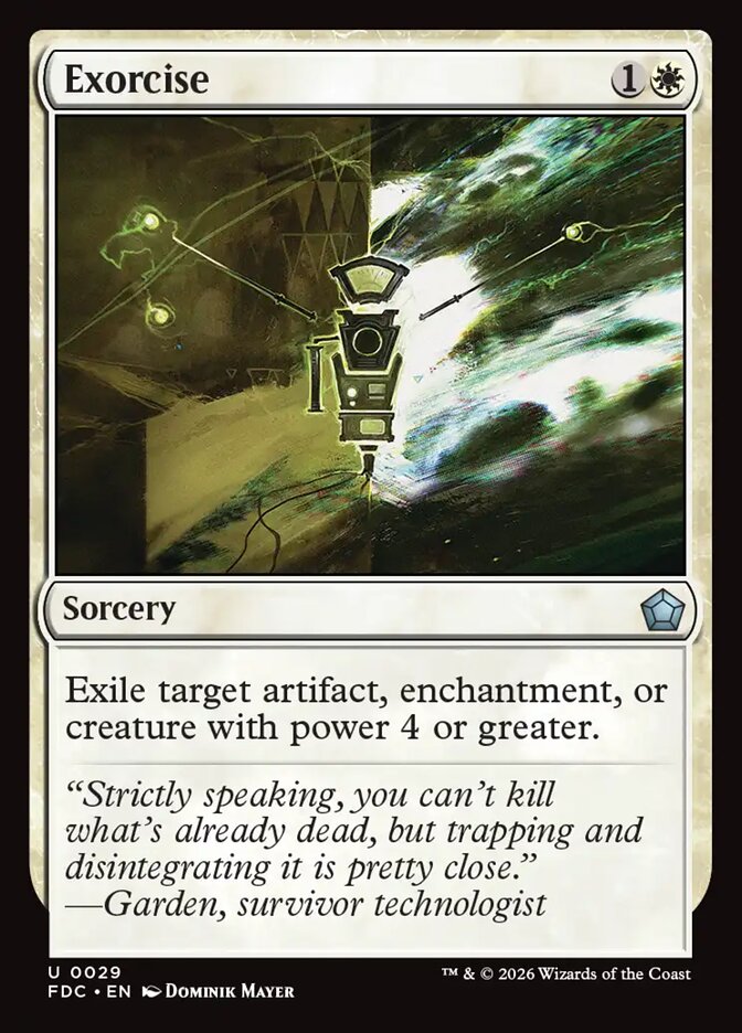 FDC, Exorcise, Standard, 29, U, Near Mint, Normal, EN