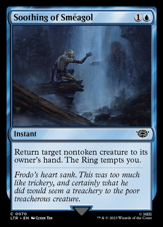 LTR, Soothing of Sméagol, Standard, 70, C, Near Mint, Normal, EN