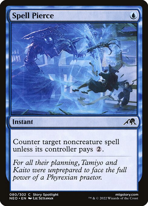 NEO, Spell Pierce, Standard, 80, C, Near Mint, Normal, EN