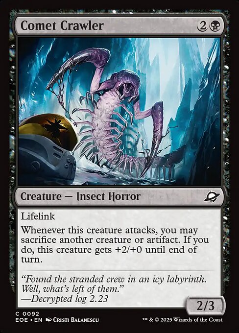 EOE, Comet Crawler, Standard, 92, C, Near Mint, (Foil), EN