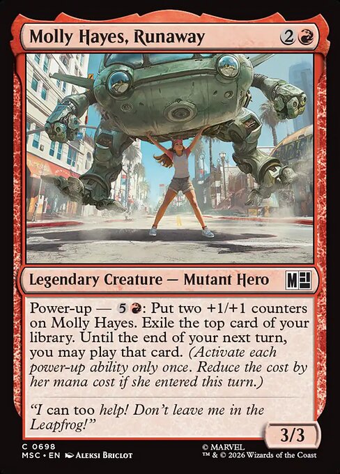 MSC, Molly Hayes, Runaway, Standard, 698, C, Near Mint, Normal, EN