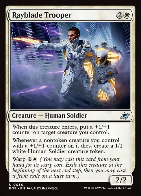 EOE, Rayblade Trooper, Standard, 30, U, Near Mint, Normal, EN