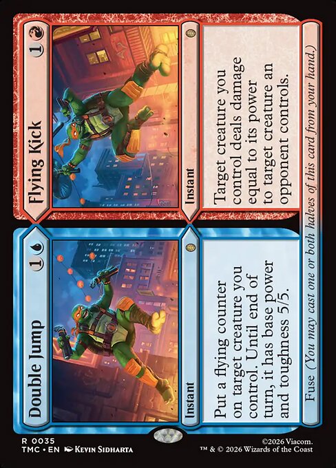 TMC, Double Jump // Flying Kick, Standard, 35, R, Near Mint, (Normal), EN