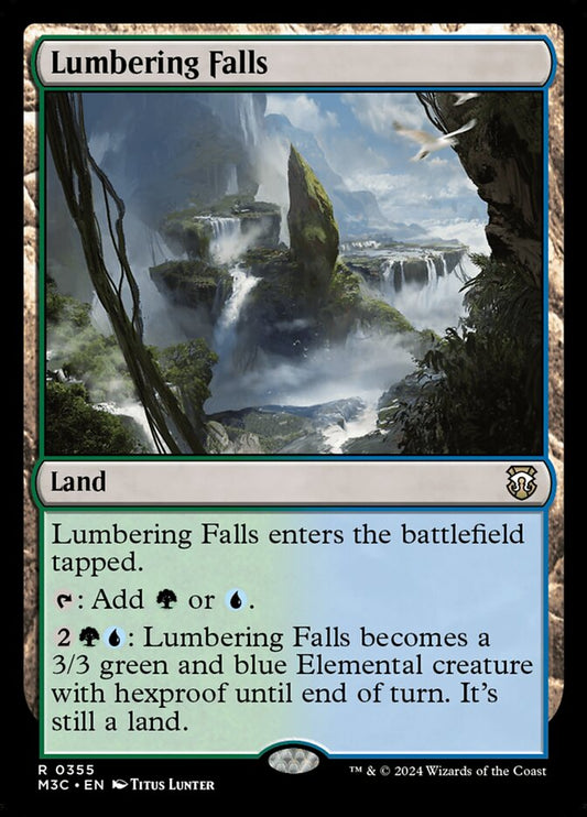 M3C, Lumbering Falls, Standard, 355, R, Near Mint, Normal, EN