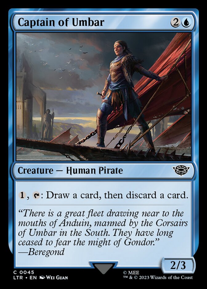 LTR, Captain of Umbar, Standard, 45, C, Near Mint, Normal, EN