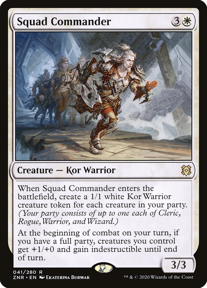 ZNR, Squad Commander, Standard, 41, R, Near Mint, Normal, EN