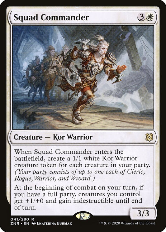ZNR, Squad Commander, Standard, 41, R, Near Mint, Normal, EN