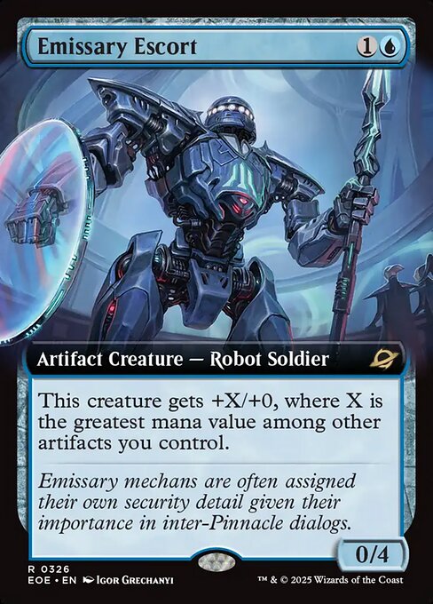 EOE, Emissary Escort, (Extended Art), 326, R, Near Mint, Normal, EN