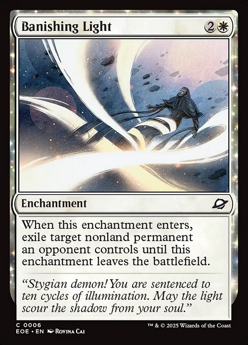 EOE, Banishing Light, Standard, 6, C, Near Mint, Normal, EN