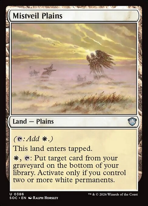 SOC, Mistveil Plains, Standard, 386, U, Near Mint, Normal, EN