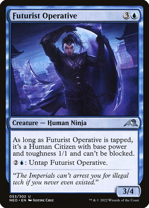 NEO, Futurist Operative, Standard, 53, U, Near Mint, Normal, EN