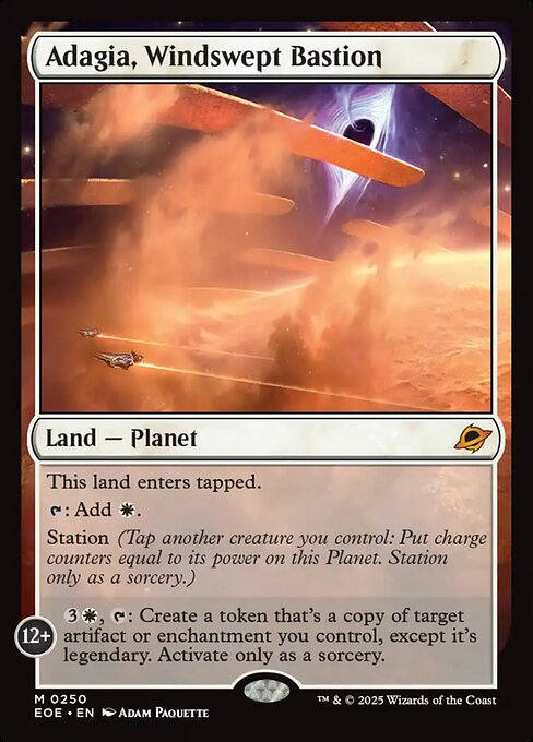 EOE, Adagia, Windswept Bastion, Standard, 250, M, Near Mint, (Foil), EN
