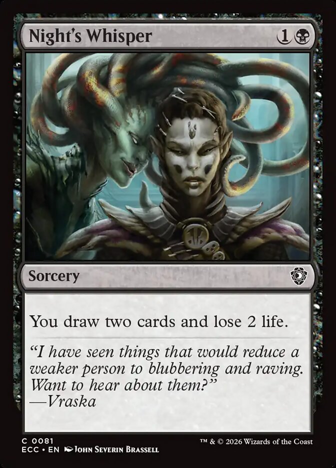ECC, Night's Whisper, Standard, 81, C, Near Mint, Normal, EN