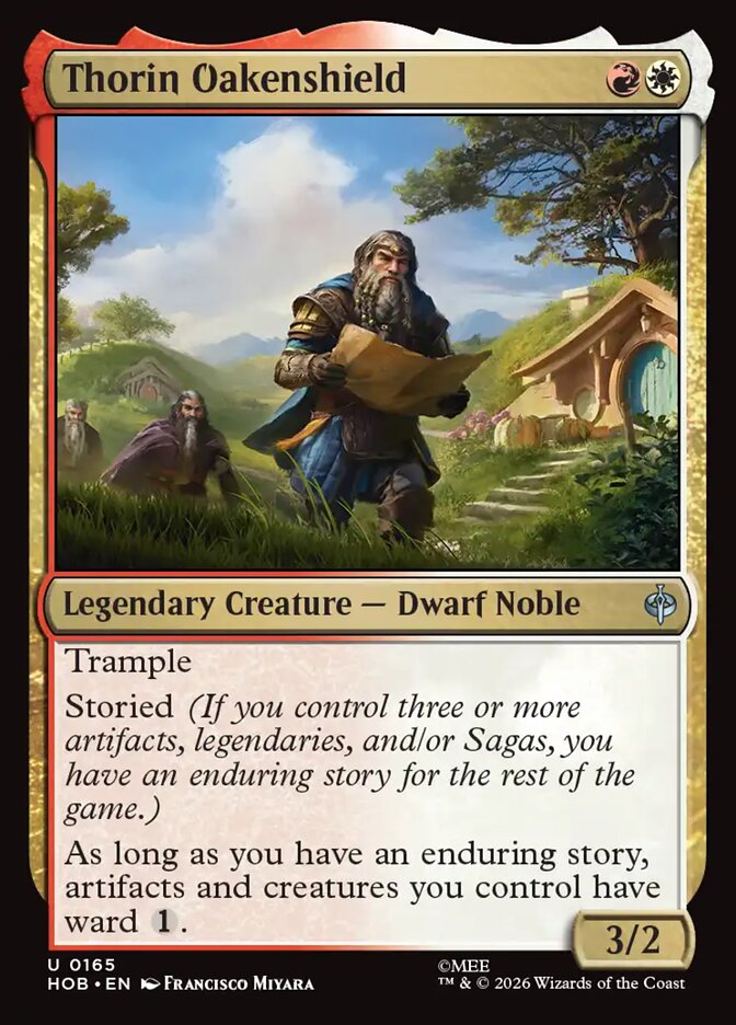 HOB, Thorin Oakenshield, Standard, 165, U, Near Mint, Normal, EN