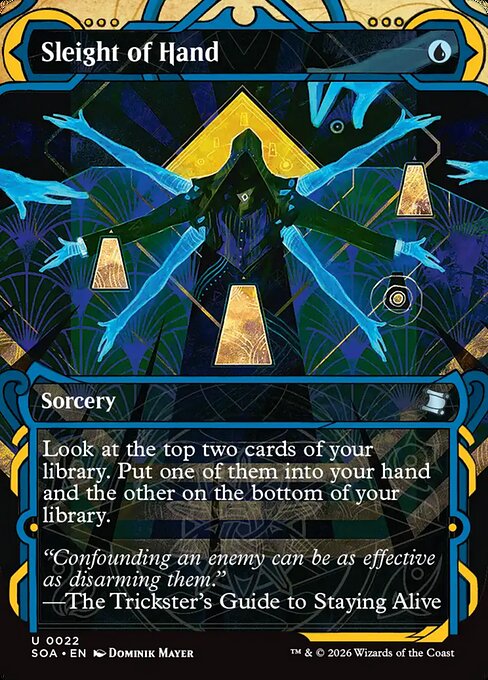 SOA, Sleight of Hand, (Showcase), 22, U, Near Mint, Normal, EN