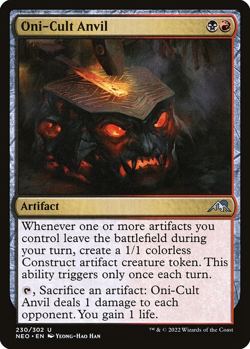 NEO, Oni-Cult Anvil, Standard, 230, U, Near Mint, Normal, EN