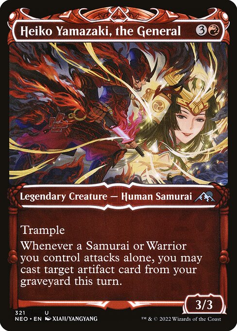 NEO, Heiko Yamazaki, the General, (Showcase), 321, U, Near Mint, Normal, EN