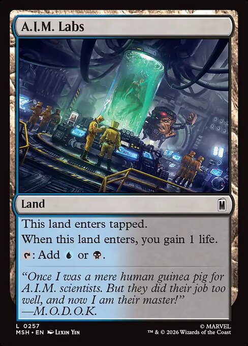 MSH, A.I.M. Labs, Standard, 257, C, Near Mint, (Foil), EN