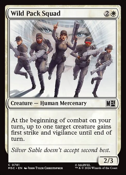 MSC, Wild Pack Squad, Standard, 781, C, Near Mint, Normal, EN