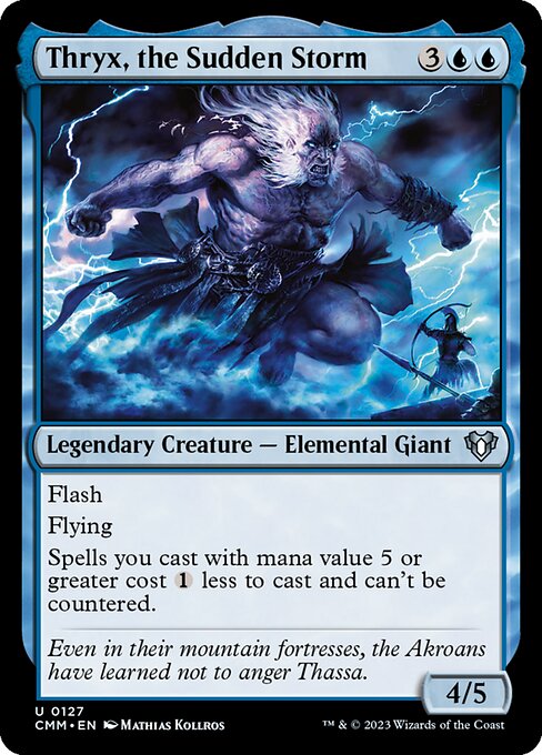 CMM, Thryx, the Sudden Storm, Standard, 127, U, Near Mint, Normal, EN