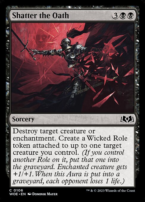 WOE, Shatter the Oath, Standard, 106, C, Near Mint, (Foil), EN