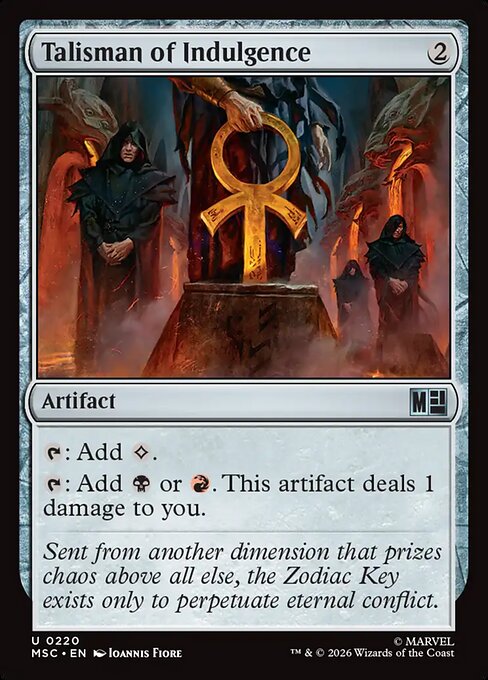 MSC, Talisman of Indulgence, Standard, 220, U, Near Mint, Normal, EN