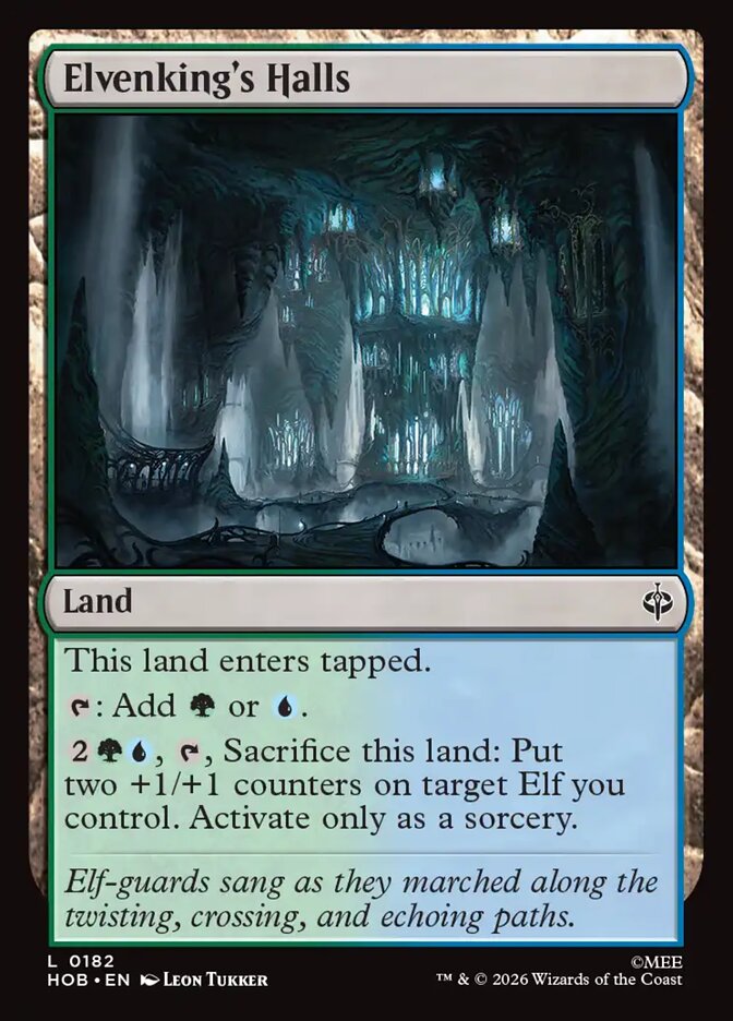 HOB, Elvenking's Halls, Standard, 182, C, Near Mint, Normal, EN