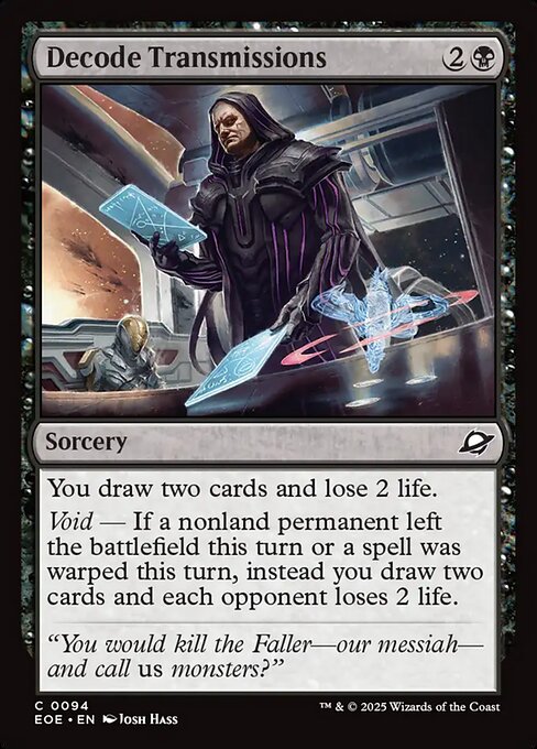 EOE, Decode Transmissions, Standard, 94, C, Near Mint, (Foil), EN